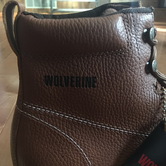 Wolverine Work Wedge Steel Toe Boots 9 - Picture 5 of 8